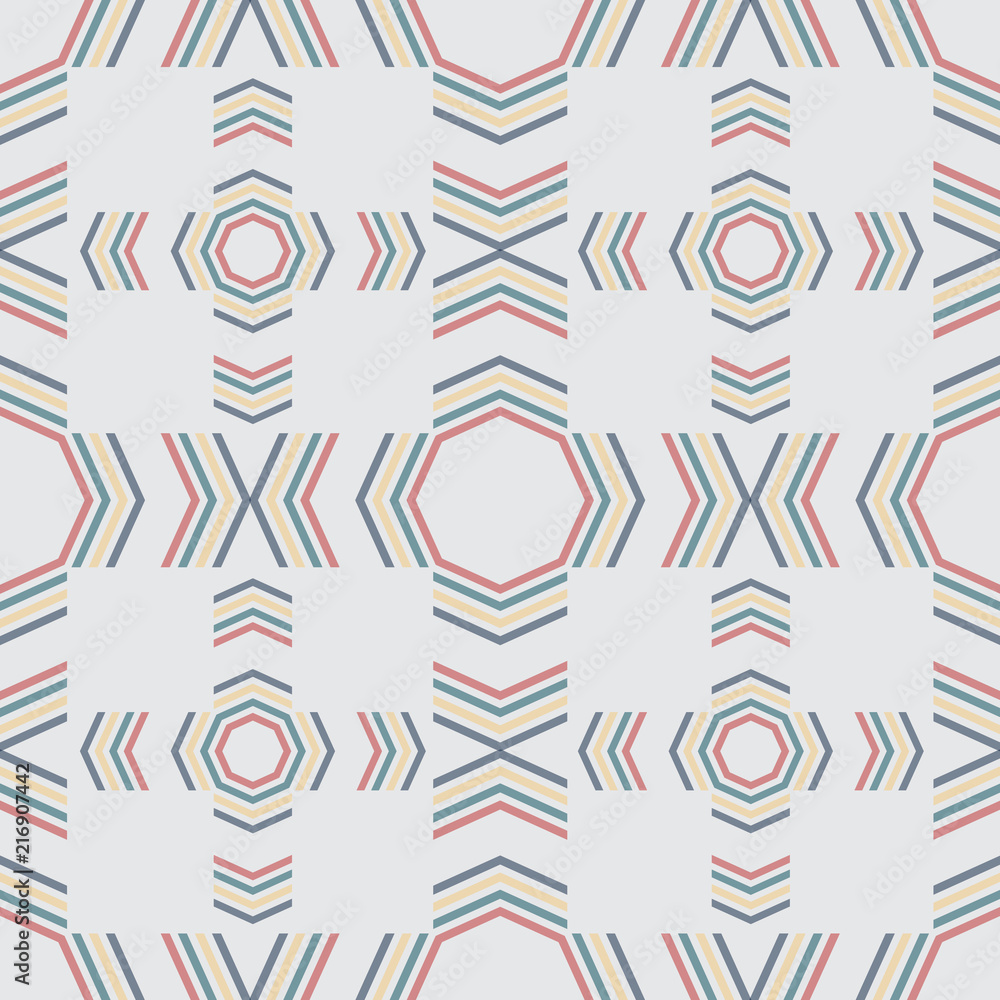 Fototapeta premium Vibrant wood like seamless pattern