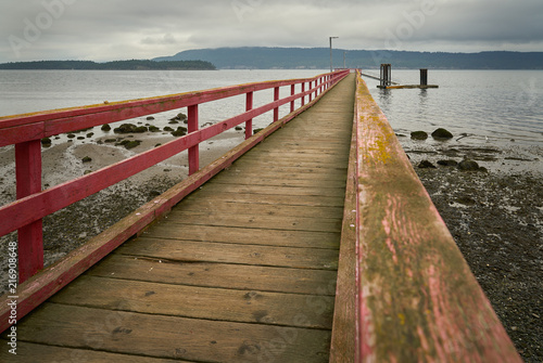 Fernwood Dock, Salt Spring Island. Fernwood Dock, on Salt Spring Island,  juts out into Trincomali Channel. BC, Canada. 

 photo