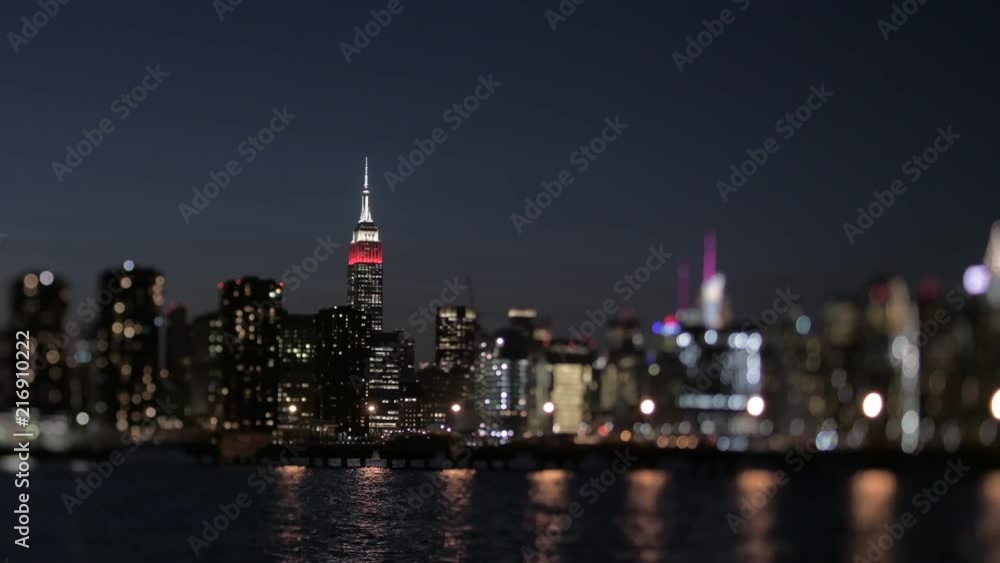 NYC skyline at night NYC skyline at night