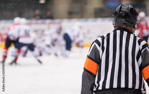 hockey referee on ice
