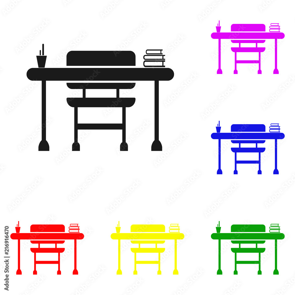 Elements of Desk in multi colored icons. Premium quality graphic design icon. Simple icon for websites, web design, mobile app, info graphics Elements of Desk in multi colored icons. Premium quality graphic design icon. Simple icon for websites, web design, mobile app, info graphics