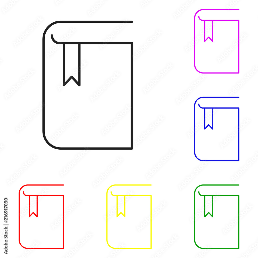 Elements of Book in multi colored icons. Premium quality graphic design icon. Simple icon for websites, web design, mobile app, info graphics Elements of Book in multi colored icons. Premium quality graphic design icon. Simple icon for websites, web design, mobile app, info graphics