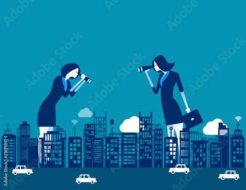 Business people and investor, Concept business financial occupation vector illustration. Flat cartoon character, style design.
