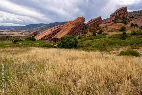 Tableau sur toile Red Rocks Park, Morrison, CO