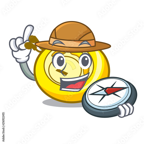 Explorer CD player mascot cartoon photo