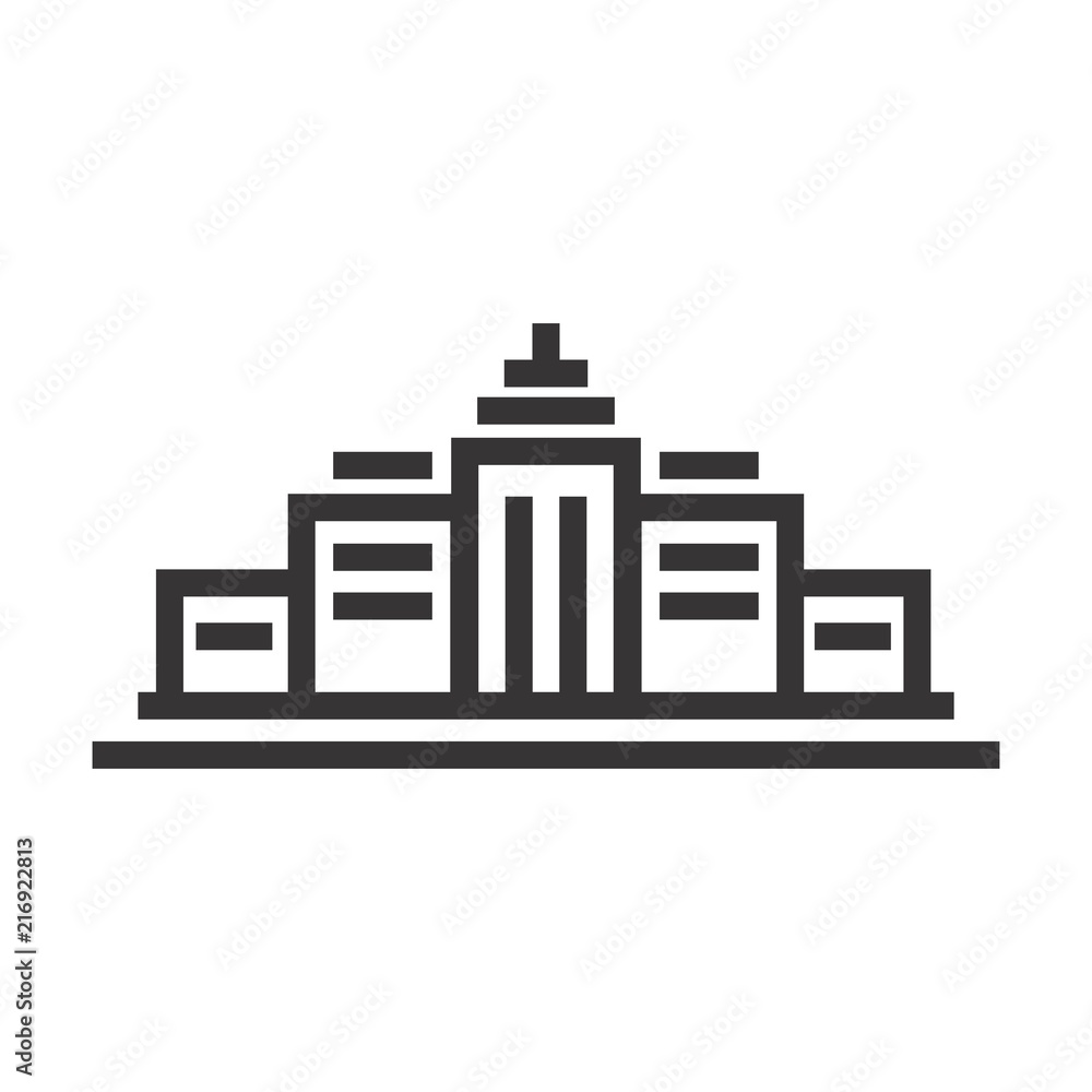 Building Logo. Tower Icon. Architecture symbol. Vector eps 08.