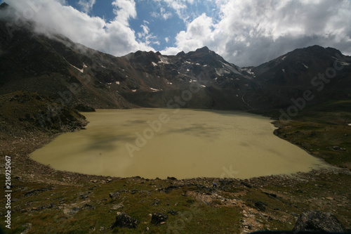 Lake Syltrankel in the Elbrus region.