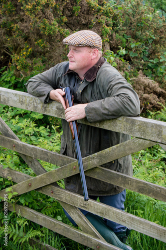 West Country Farmer with a shotgun © Ben Gingell
