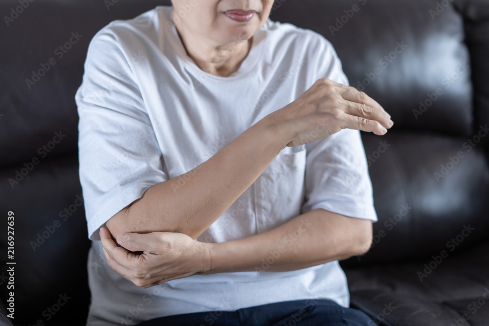 arthritis old person and Elderly woman female suffering osteoarthritis arthritis old person and Elderly woman female suffering osteoarthritis