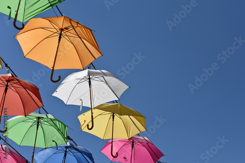 parapluie soleil pluie ete ciel chaleur decoration ombrelle  meteo climat rechauffement environnement photo
