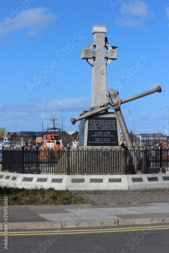 Harbour of howth in ireland photo