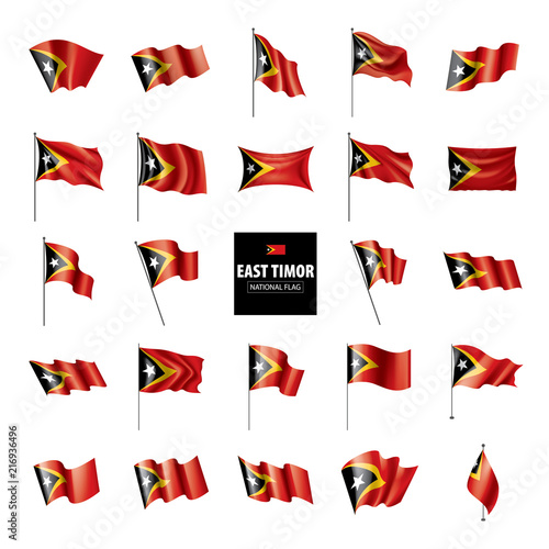 Free Download east timor flag, vector illustration on a white background - GFXLoad
