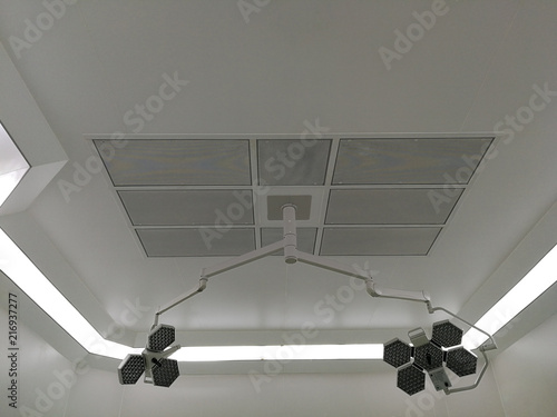 Close up of HEPA Filter - Supply Air in Operating Room