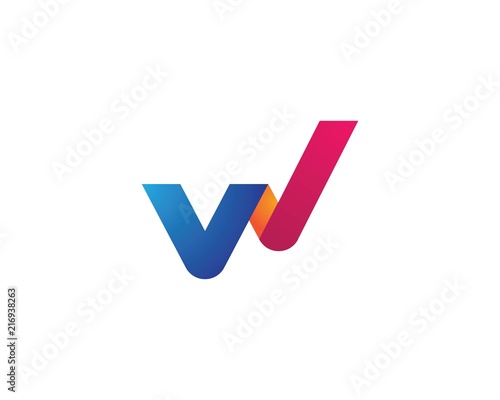 W Letter Logo Business