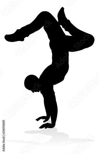 Street Dance Dancer Silhouette