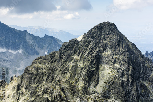 Peak Durny Szczyt (Pysny stit) - An outstanding peak in the high tatras in Slovakia. The goal of ambitious tourist trips and climbing. photo