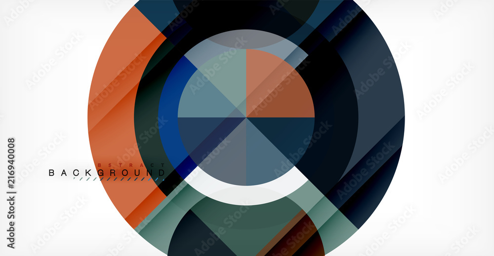 Vector circle abstract background Vector circle abstract background