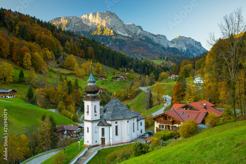 Bavarian landscape in autumn