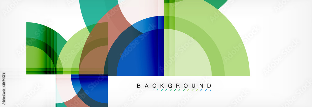 Vector circular geometric abstract background Vector circular geometric abstract background