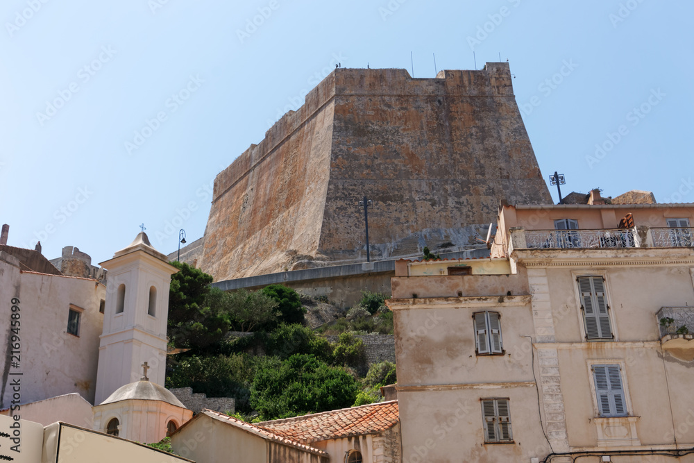 Bonifacio citadel in Corsica