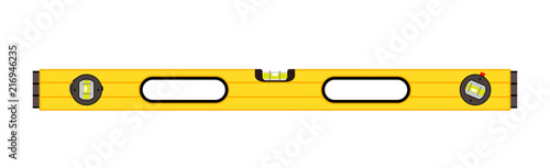 Spirit building level isolated on white background, realistic vector illustration