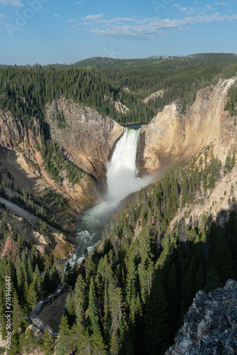 Waterfalls in the Grand Canyon of the Yellowstone