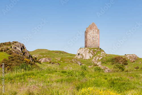 Smailholm Tower.  The tower in the Scottish Borders was built in the 1400 s as protection from border raiders and the elements.