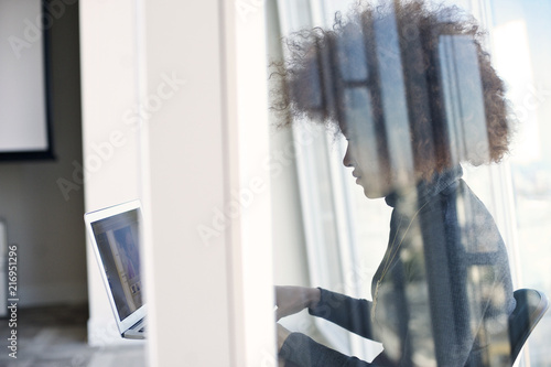 Businesswoman in an office