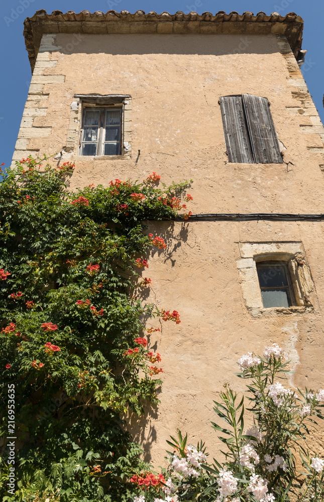 Typical old stone houses in Gordes village, Vaucluse, Provence, France Typical old stone houses in Gordes village, Vaucluse, Provence, France