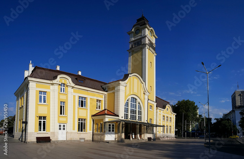 Railway station in Burgas, Bulgaria