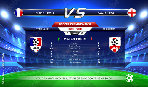 Soccer Championship Broadcast Background
