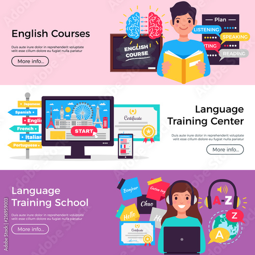 Language Training Banners