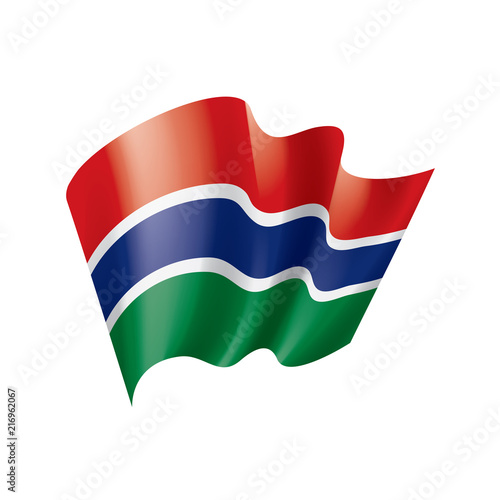 Free Download Gambia flag, vector illustration on a white background - GFXLoad