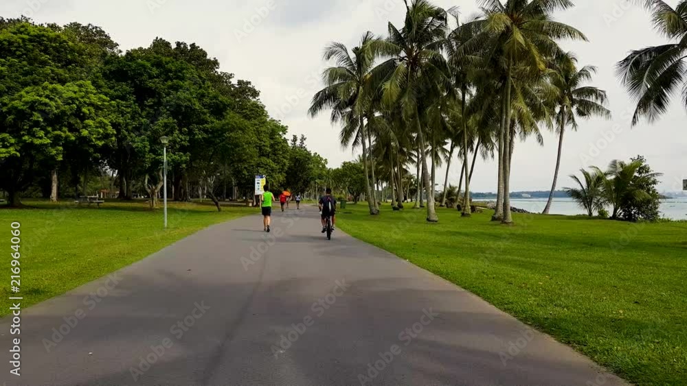 Weekend mornings in a park in the tropical island of Singapore, where residents enjoy exercise and a brief escape to nature just a few minutes walk away from their homes. Weekend mornings in a park in the tropical island of Singapore, where residents enjoy exercise and a brief escape to nature just a few minutes walk away from their homes.