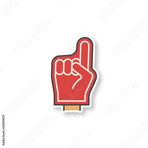 Foam finger patch