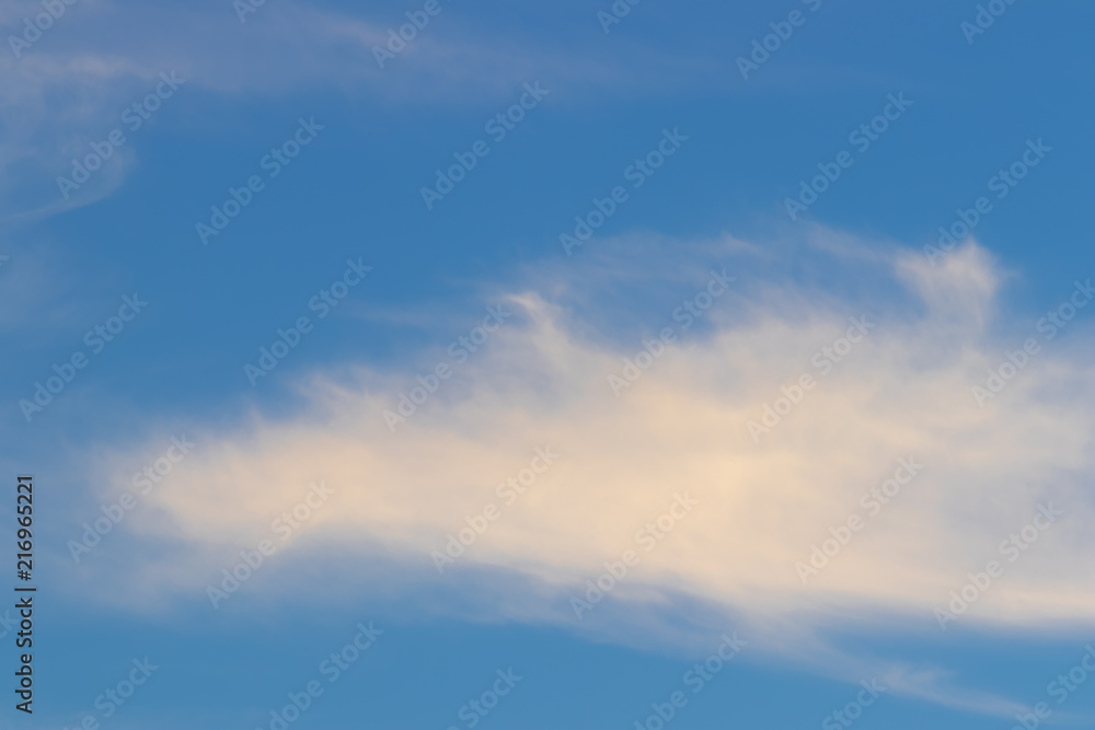 Blue Cloudy Sky Background