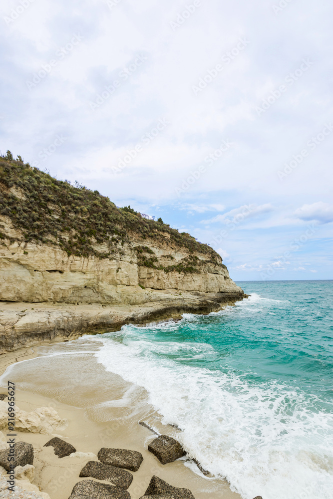 Mediterranean seascape, near Tropea Mediterranean seascape, near Tropea