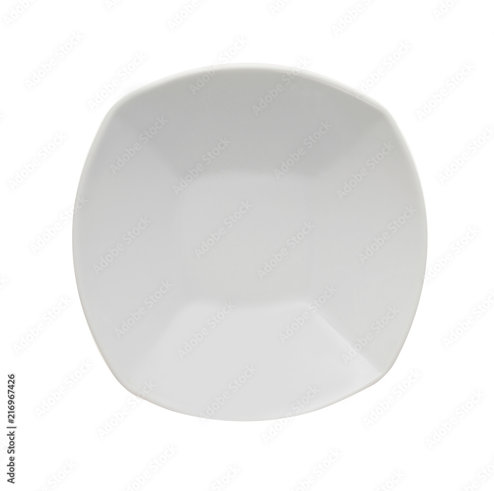 white ceramic plate on white background white ceramic plate on white background