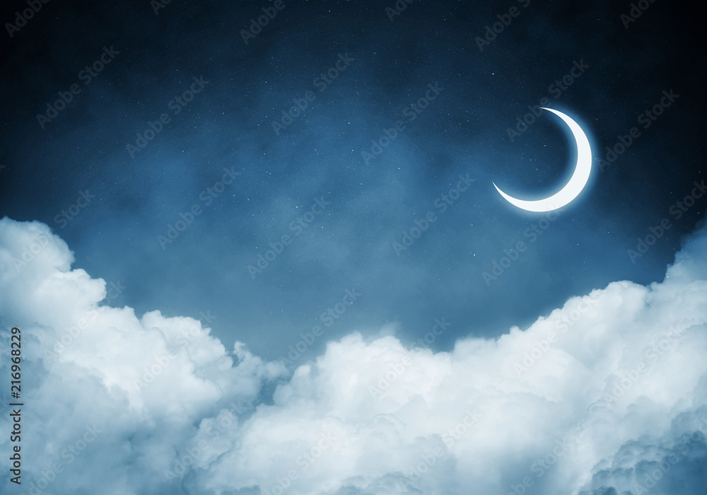 Wallpaper of cloud night skyscape.