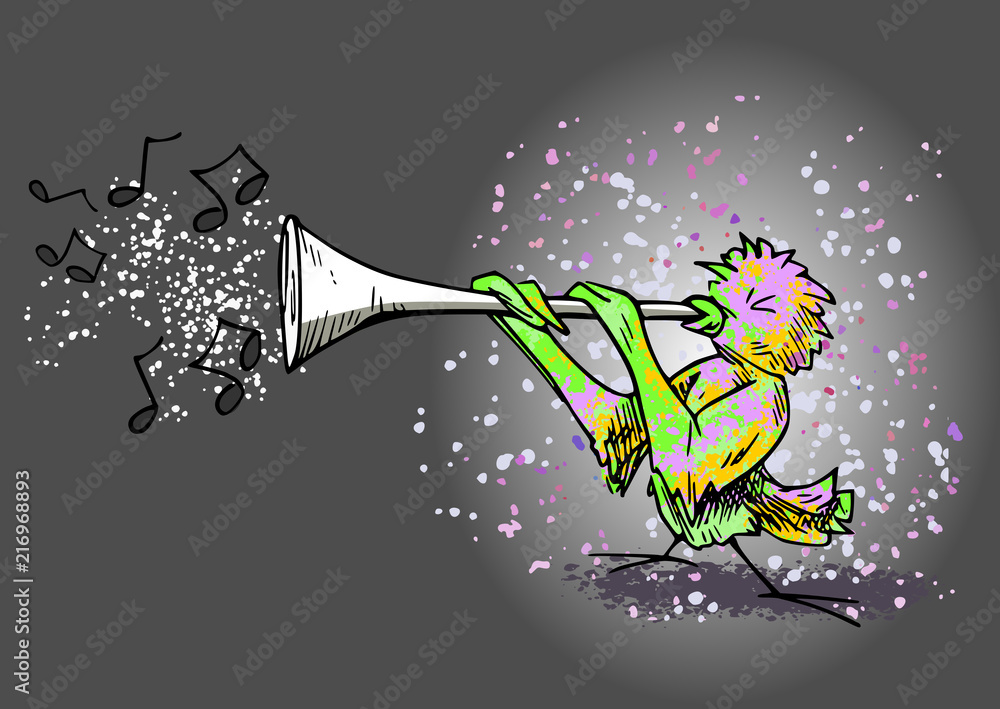 Feestelijke uitnodiging voor verjaardag muziekfestival of jubileum