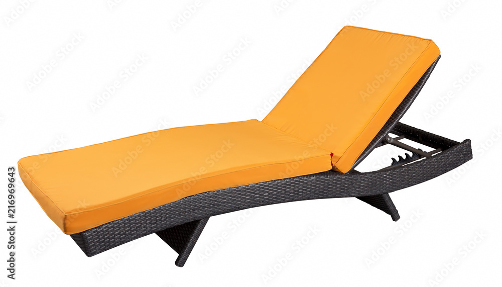Φωτογραφία lounger Isolated on white background with clipping path