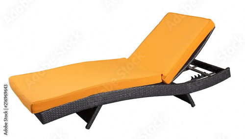 lounger Isolated on white background with clipping path