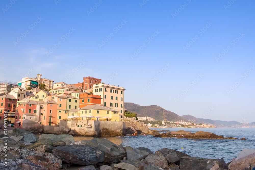 Boccadasse panorama - Genoa - Italy