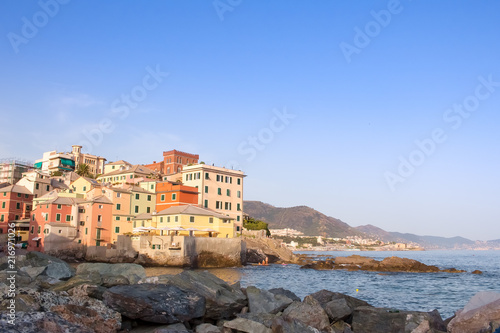 Boccadasse panorama - Genoa - Italy