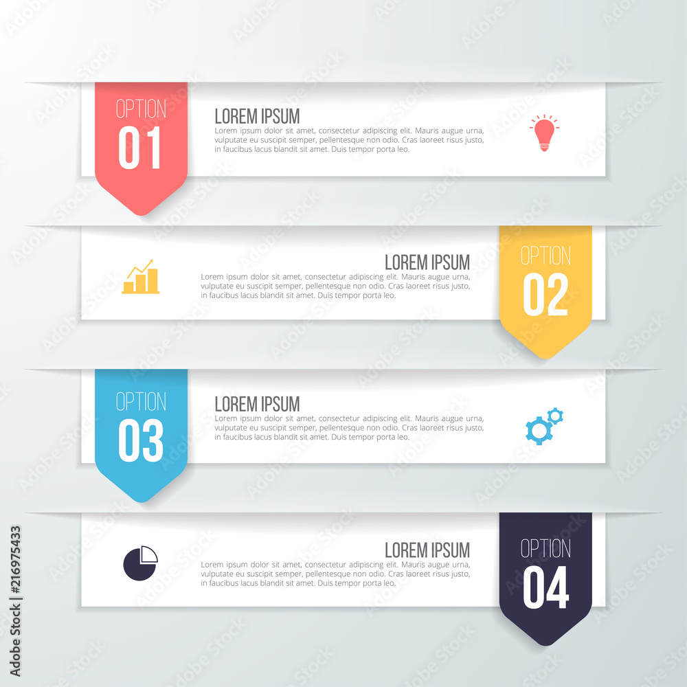 Infographic template for business, education, web design, banners, brochures, flyers, diagram, workflow, timeline. Vector illustration.