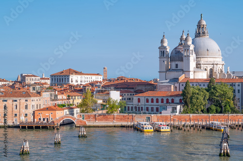 Venice, the architectures on the canals banks