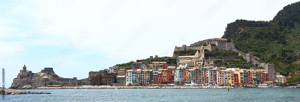 View of Porto Venere, Liguria, Italy
