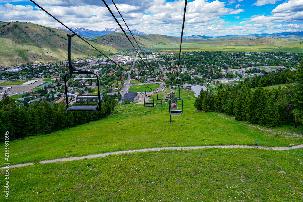 Obraz premium summer in Jackson hole