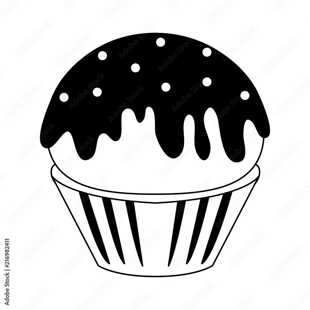 Cupcake dessert isolated vector illustration graphic design Cupcake dessert isolated vector illustration graphic design