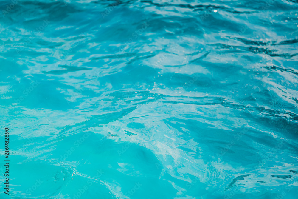 Close up of pool water